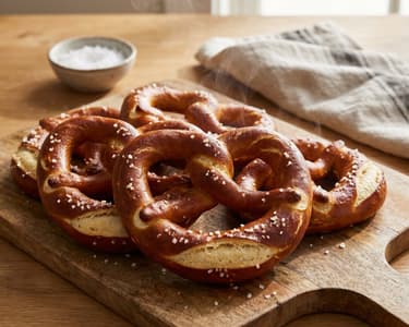 Homemade Lye Pretzels | Crispy outside, fluffy inside