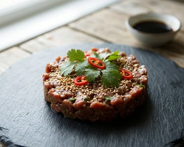 Asian Beef Tartare | Spicy Appetizer
