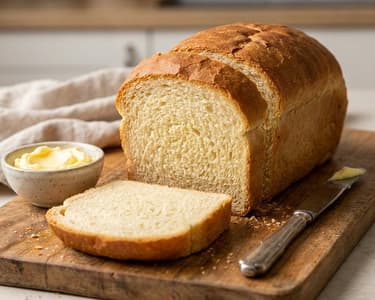 Fluffy Butter Toast Bread