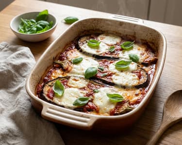 Baked Eggplant with Mozzarella