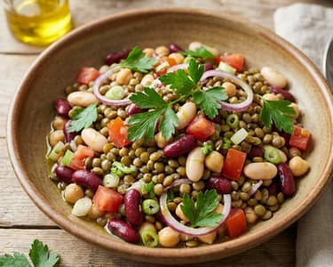 Colorful Legume Salad | Protein-Rich & Quick