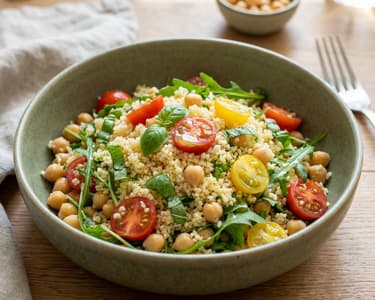 Couscous with Chickpeas and Tomatoes