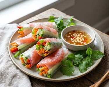 Summer Rolls with Grapefruit and Fresh Coriander