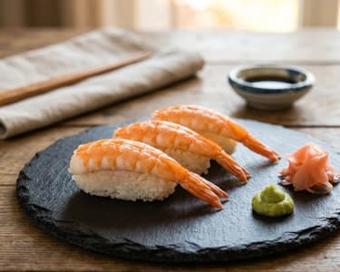 Ebi Nigiri - Sushi with Shrimp