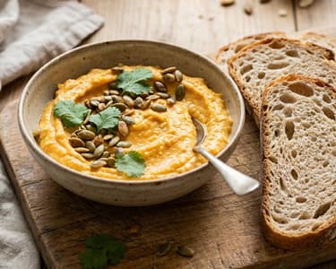Pumpkin Quark Spread with Coriander