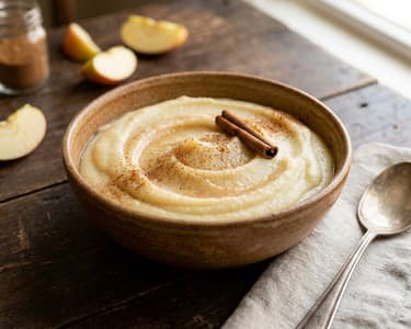 Creamy Parsnip Puree with Apple & Cinnamon