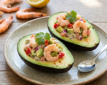 Shrimp Salat mit Avocado