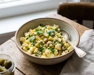 Egg Salad with Tofu | Protein-Rich Delight