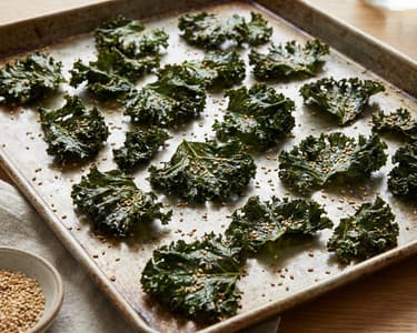 Crispy Kale Chips with Sesame