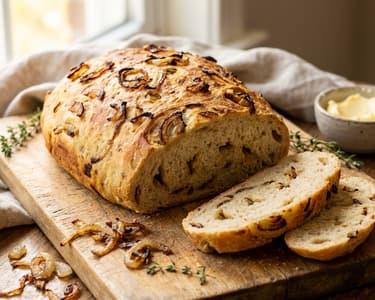 Bread with Roasted Onions