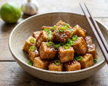 Crispy Sticky Tofu
