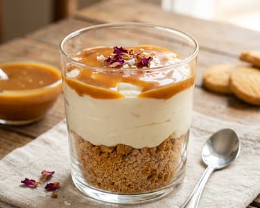 Goat Cheese Cheesecake with Salted Caramel