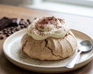 Coffee Pavlova | Airy Meringue Dream
