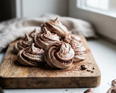 Chocolate Meringues | Light and Airy Dessert