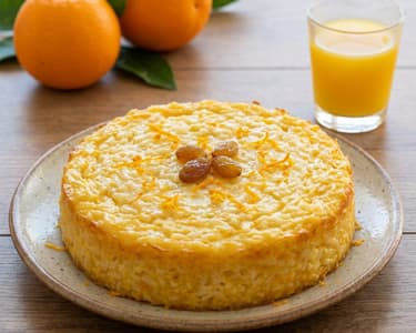 Reis-Orangen-Torte