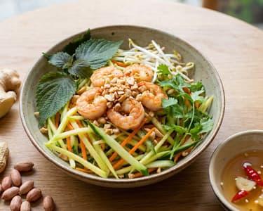 Vietnamese Mango Salad with Shrimp | Nom Xoai