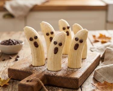 Banana Ghosts | The Quick Halloween Snack