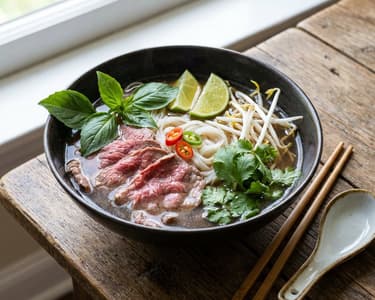 Pho Bo | Traditional Vietnamese Beef Soup