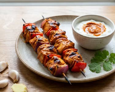 Chicken Tikka Masala Skewers | Indian Delight