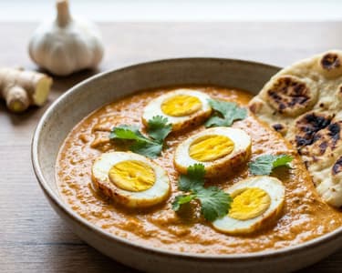 Creamy Egg Tikka Masala Curry