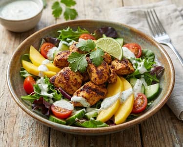 Tandoori Chicken Salad with Mango