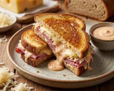 Classic Reuben Sandwich with Sauerkraut