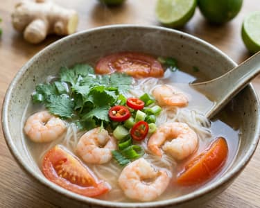 Bún tôm – Vietnamese Shrimp Soup with Noodles