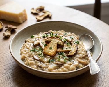 Risotto mit Steinpilzen