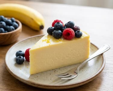 Healthy Quark Cake with Forest Berries