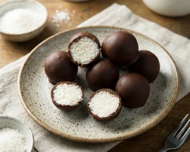 Coconut Chocolate Balls | Healthy No-Bake Snack