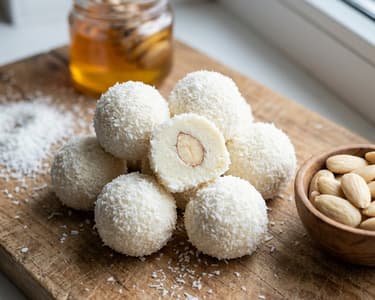 Quark Raffaello Balls | Healthy Coconut Snack