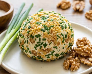 Spicy Cheese Ball with Walnuts | Quick Party Snack