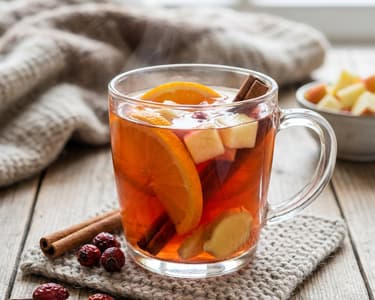 Non-alcoholic Rosehip Fruit Punch