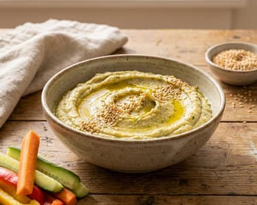 Creamy Zucchini Hummus with Tahini