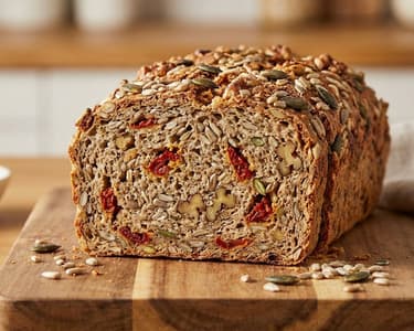 Kerniges Saatenbrot mit getrockneten Tomaten
