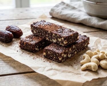 RAW Bars with Dates and Cashews