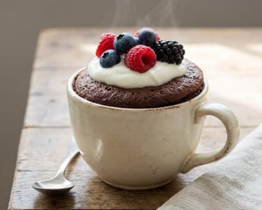 Chocolate Mug Cake | Fluffy & Quick