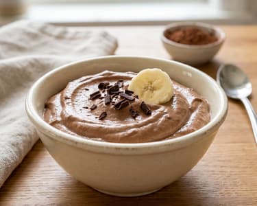 Banana Chocolate Mousse with Avocado