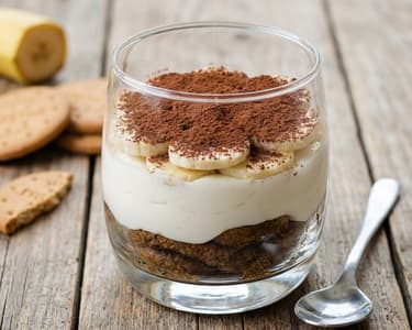 Sugar-Free Cookie Slices with Quark and Banana