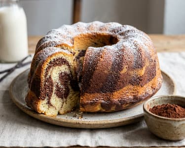 Vegan Marble Gugelhupf