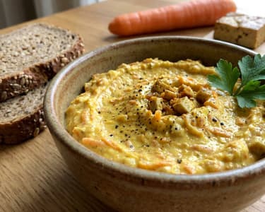Quark Spread with Tofu and Carrots | Protein-Rich & Savory
