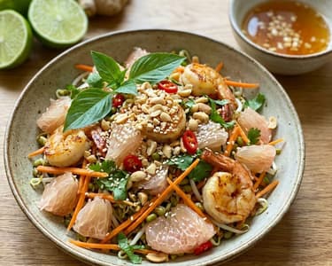 Vietnamese Pomelo Salad with Shrimp