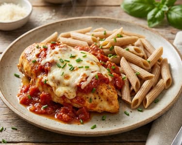 Chicken Breast in Tomato Sauce with Mozzarella