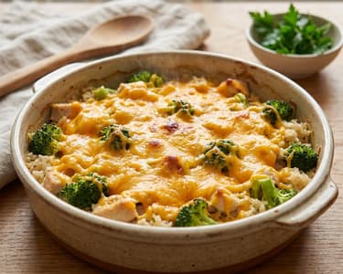 Chicken Casserole with Broccoli and Rice