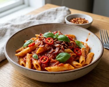Penne all' arrabbiata | Pikante Pasta-Klassiker