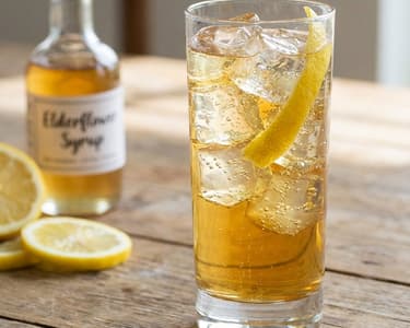 Elderflower Highball | Refreshing Whiskey Drink
