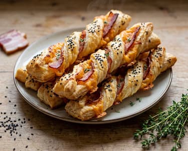 Crispy Thyme-Bacon Sticks
