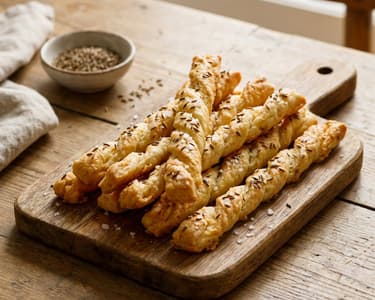 Crispy Cheese Sticks with Parmesan & Caraway