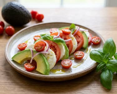 Caprese Salad with Avocado