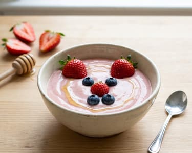 Creamy Quark Cream with Fresh Berries